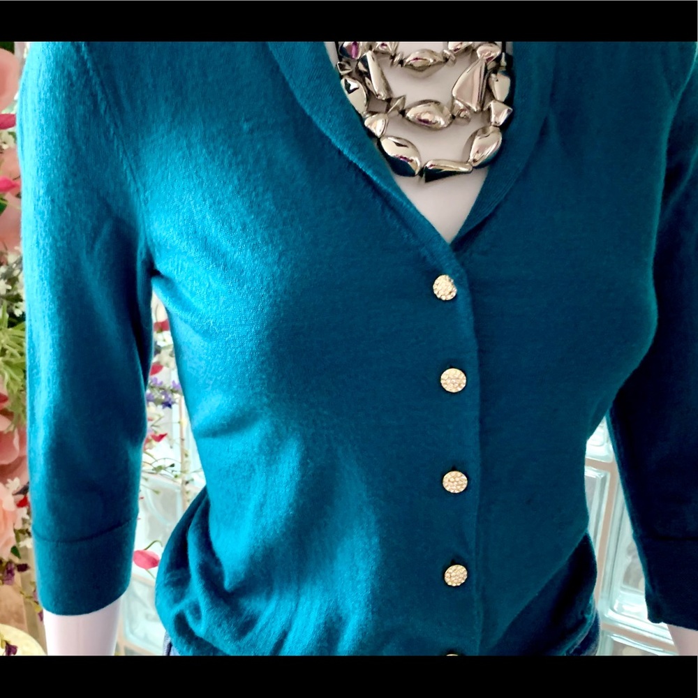 TALBOTS Merino Wool Cardigan